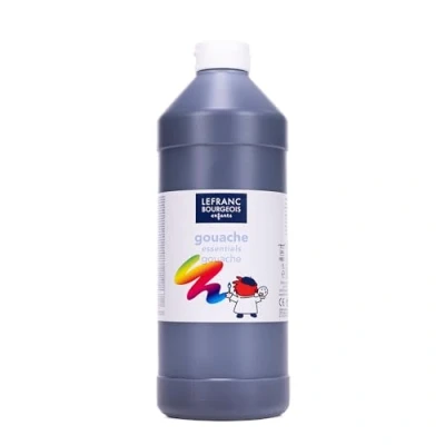 Imagen de Lefranc Bourgeois Educación Gouache témpera , 1L, Negro