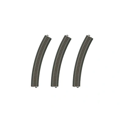 Imagen de Märklin 20330 Vías de tren para maquetas, curva R3 / 30 (3 unidades) [importado Alemania] , color/modelo surtido