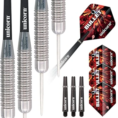 Imagen de Unicorn Bullet Stainless Steel Gary Anderson Dardos, Hombre, Plata, 24 g