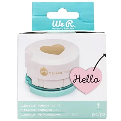 Imagen de AMERICAN CRAFTS We R Memory Keepers Clear Cut Punches Perforadora, Multicolor, 9.3 x 7.1 cm