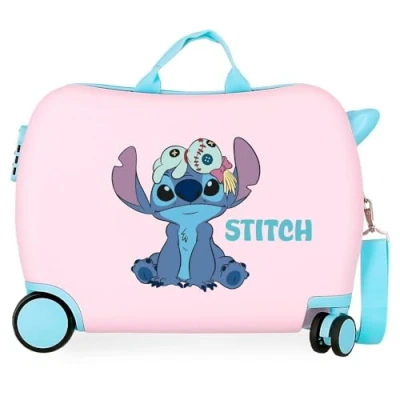 Imagen de Disney Joumma Stitch Maleta Infantil Rosa 50x38x20 cms Rígido 1,8 kgs Cierre de combinación Lateral ABS 38L Equipaje Mano