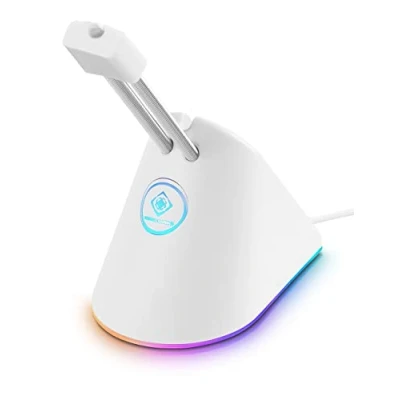 Imagen de DELTACO GAM 044 W RGB Gaming White Line WA91 Ratón Bungee 8 Modos USB C Blanco