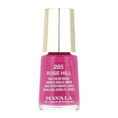 Imagen de MAVALA Mini Colors Rose Hill 285 5 ml, Esmalte de Uñas Pequeño, Color Rosa Fuerte, Minimiza la Evaporación, Formulados con Ingredientes Seleccionados, Práctico para Llevar