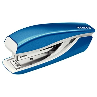Imagen de Leitz 55281036 NeXXt Mini grapadora (capacidad: 10 hojas, grapas incluidas), color azul