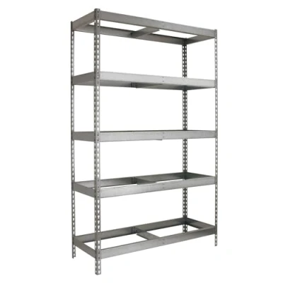 Imagen de Simon Rack 1 Estanterias Metalicas Almacenaje 5 Niveles Sin bandejas Capacidad Carga 400 kg, GALVANIZADO, 2000x2400x450