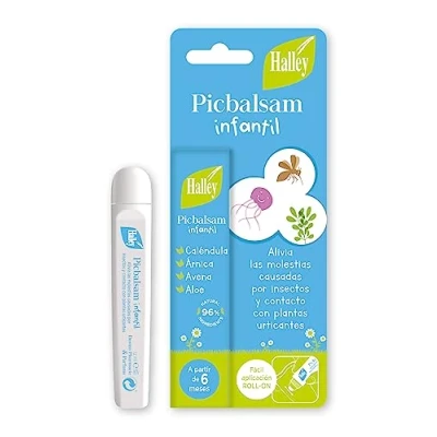 Imagen de HALLEY Picbalsam Infantil Alivia el Picor I Roll On 12 ml para Niños de a Partir 6 Meses las Molestias Causadas por Picaduras Insectos, Plantas Urticantes y Medusas