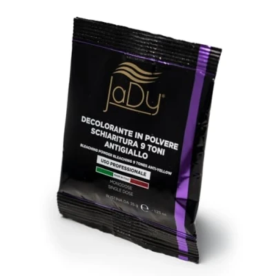 Imagen de JaDy Polvo Decolorante Pelo Profesional de 9 Tonos Anti Amarillo con Aceite Germen Trigo No Se Infla y Calienta Sobre 35g