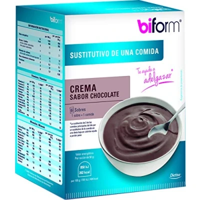 Imagen de Dielisa biform Crema Sabor Chocolate Sustitutiva de Comidas para el Control del Peso, Cada Unidad Aporta 201 Kcal 6 x 50 g (300 g)