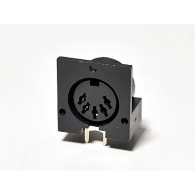 Imagen de Adafruit Breadboard friendly MIDI Jack (5 pin DIN), [Importado de Reino Unido]