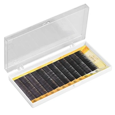 Imagen de Cejas Postizas Naturales 12 Falsas Naturales, Extensión 3D Para Falsas, Artificiales Reutilizables Individuales De Fibra Ligera Color Negro (11 Mm)