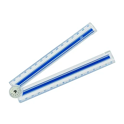Imagen de Wedo 521530 Regla, 15 30 Cm, Incluye Escala de Ángulo, Transparente
