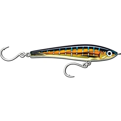Imagen de Rapala Señuelo de pesca X Rap Magnum Stick Material con construcción plástico en mar deslizante Profundidad Nage Variable Tamaño 17 cm / 88 g Sailfish UV HD
