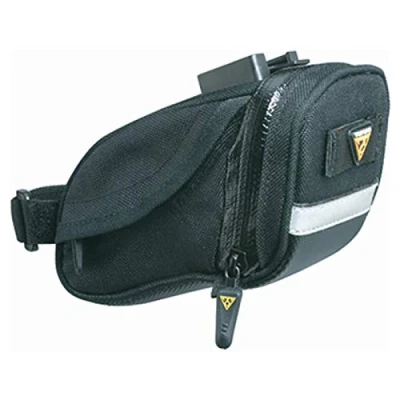 Imagen de TOPEAK Aero Wedge Pack DX Pequeño, Unisex Adulto Bolsa de sillín, Negro, 0,45 L