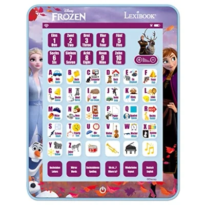 Imagen de LEXIBOOK Frozen Educational Bilingüe Interactive Learning Tablet, Inglés/Alemán (JCPAD002FZi3)