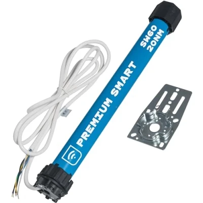 Imagen de HOMEPILOT Motor persianas Premium Smart M20 inalámbrico inteligente (20 Nm, SW60) para enrollables. Detección obstáculos, bloqueo y inicio suave