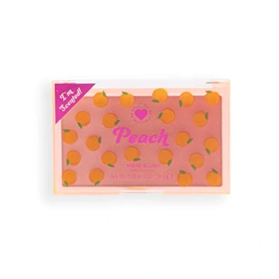 Imagen de Revolution Beauty London Colorete en polvo compacto I Heart Revolution, muy pigmentado, vegano y sin crueldad, melocotón ombre, 15 g