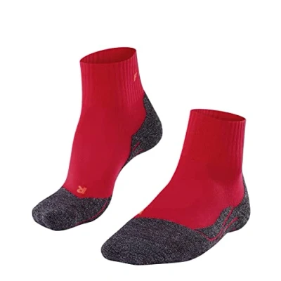 Imagen de FALKE TK2 Explore Cool Short W SSO lyocell hilo funcional anti ampollas gruesa 1 par, Calcetines para senderismo Mujer, Rojo (Rose 8564), 39 40