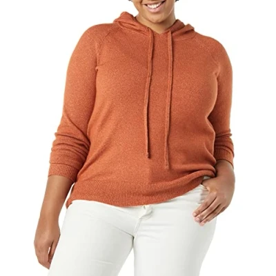 Imagen de Amazon Essentials Jersey con Capucha de Tacto Suave Mujer, Caramelo, M