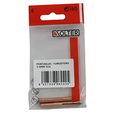 Imagen de Solter Portaelectrodos Tungsteno D2,4, 2 Unidades, Accesorios de Soldadura