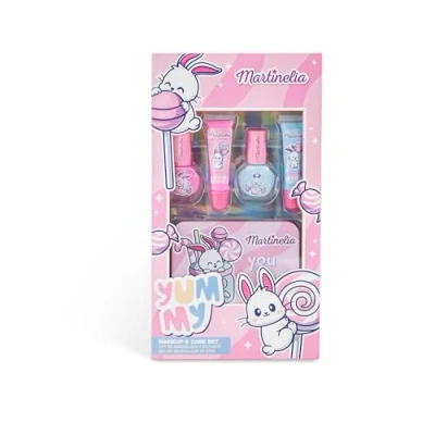 Imagen de MARTINELIA Set de maquillaje y caja metal Yummy para niños
