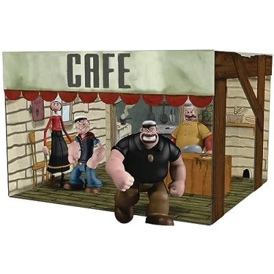 Imagen de Set de 4 Figuras Acción Popeye [5 Points] Popeye&#039;s Characters Deluxe Box