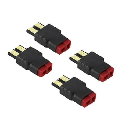 Imagen de FLY RC 4 Piezas TRX Traxxas Macho a decano Hembra Conector Adaptador LiPo Slash