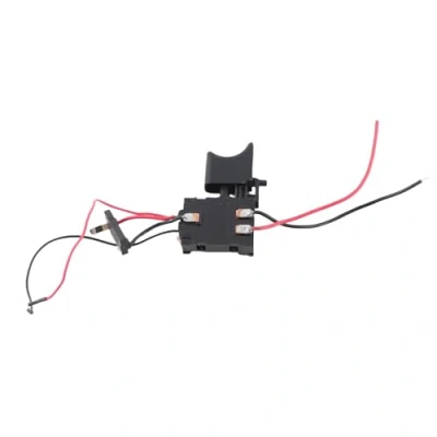 Imagen de Interruptor de Gatillo Control Inalámbrico Velocidad Broca Batería Litio, 7.2 24V Desencadenamiento Taladro Eléctrico con Pequeña Luz