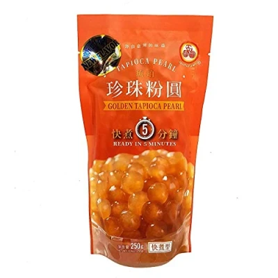 Imagen de Golden Boba Bubble Tea Tapioca Pearl Listo en 5 minutos