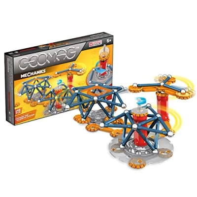 Imagen de Geomag Mechanics 146 Piezas Juego de Construcción Magnético para Niños a Partir 5 Años Circuito Reacción en Cadena Stem Fabricación Suiza 3D