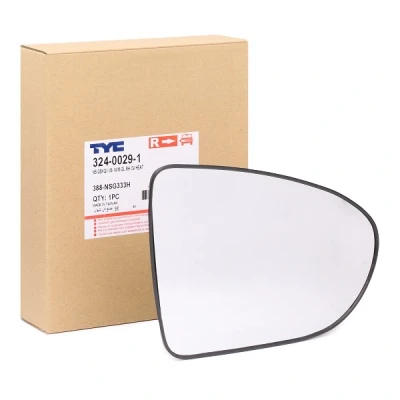 Imagen de TYC 324 0029 1 Cristal de Espejo derecha NISSAN: Qashqai / Qashqai+2 I