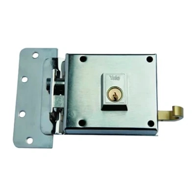 Imagen de Yale 612IHN Cerradura de Sobreponer, mano Izquierda Entrada 60 mm/Izda Hierro Niquelado (3011917)