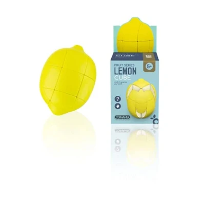 Imagen de Comansi Lemon Cube Cubo Mágico de Velocidad. Juego Educativo para desarrollar la Inteligencia y destreza, Multicolor, 7 x 10 cm (1)