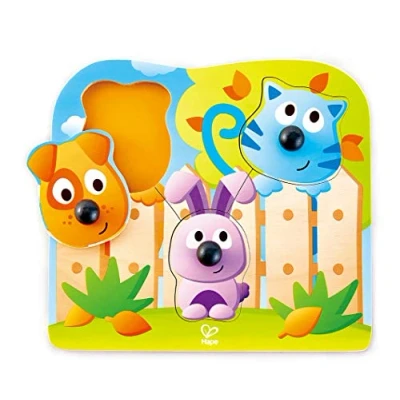 Imagen de Hape E1309 Big Nose Pet Puzzle Wooden Educational Toy