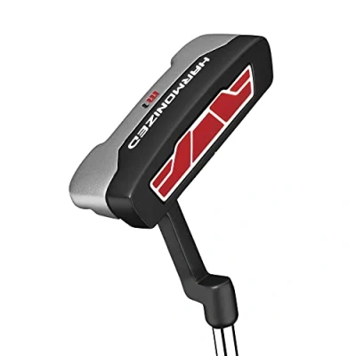 Imagen de Wilson, Putter Para hombre (mano izquierda), principiantes y jugadores avanzados, 830 g, HARMONIZED MRH, M1 Gris Negro