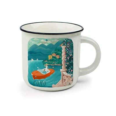 Imagen de Legami Cup Puccino Como Taza, Porcelana Bone China, Multicolor