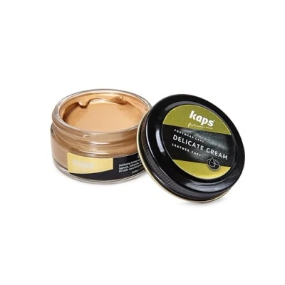 Imagen de Kaps Crema para El Cuidado del Calzado, Intensivo Y Nutritivo Cuero, Delicate, 70 Colores (407 oro brillante)