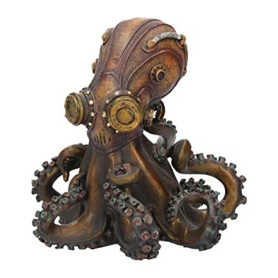 Imagen de Nemesis Now Octo Steam Figurine 15cm Bronce, Resina, 21cm