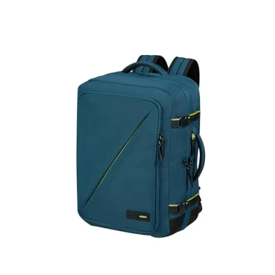 Imagen de American Tourister Take2Cabin Mochila de Viaje expandible con Compartimento para portátil.,55cm,48.5L, Azul (Harbor Blue)