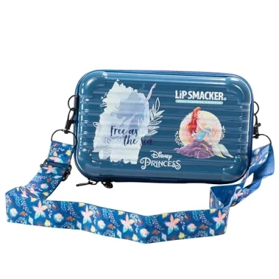 Imagen de Lip Smacker Ariel Travel Ready Beauty Case, Set de Regalo Maquillaje Todo en Uno, Paletas con Brillo, Barras Labios y Esmaltes Uñas paratus Hijos, Accesorios Incluidos