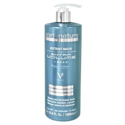 Imagen de abril et nature Mascarilla Profesional de Peluquería Age Reset Efecto Volumen Cabellos Finos Engrosa la fibra capilar Regenera y Rejuvenece Pelo Hidratante 1000 ml