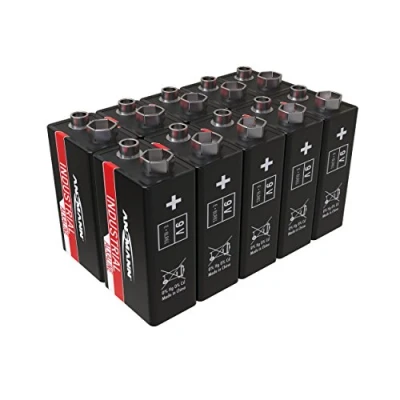 Imagen de Baterías Industriales Alcalinas 9 V E block 10 Uds