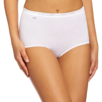 Imagen de Sloggi Basic Plus Maxi 3P Slip para Mujer, Blanco (White), 54
