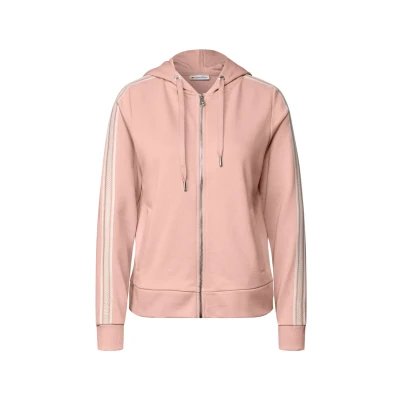 Imagen de Street One Kapuzenjacke MIT Dekotape Sudadera con cremallera, Mujer, Talla: 40, Rosa