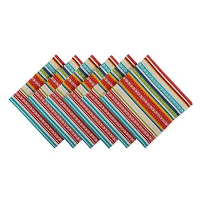 Imagen de DII Tabletop Collection 100% algodón, Lavable a máquina, Interior/Exterior, Uso Diario, cenas, picnics o barbacoas, Juego de servilletas, 6 Unidades