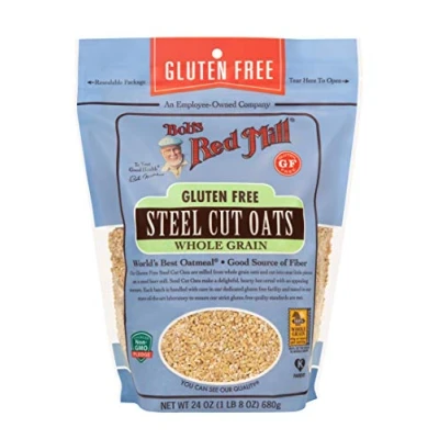 Imagen de Bob&#039;s Red Mill, Gluten Free Steel Cut Oats, Whole Grain, 24 oz (680 g)