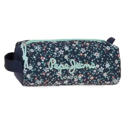 Imagen de Pepe Jeans Alenka Estuche Redondo Azul 23x9x9 cms Poliéster by Joumma Bags