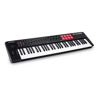 Imagen de M Audio Oxygen 61 MKV Teclado controlador MIDI USB de teclas con Beat Pads, modos Smart Chord y Scale, arpegiador suite software incluidos