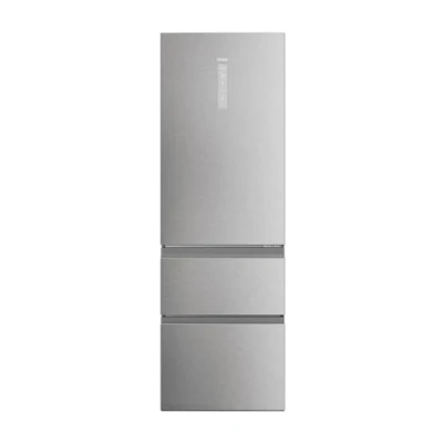 Imagen de Frigorífico combi Haier HTW5618ENMG 3D 60 Series 5, No Frost, 185 cm, 360 l, Motor Inverter, Wi fi, Inox