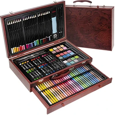 Imagen de Iso Trade Painting Set 143 Individual Parts in a Case Artist Painter Creative Art 15611 Pinturas, Multicolor