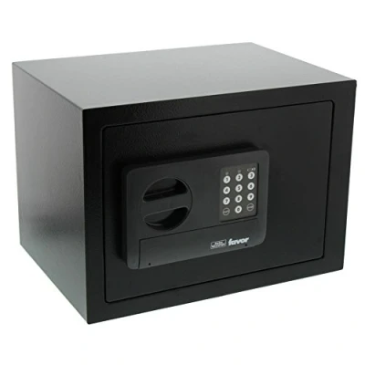 Imagen de Burg Wächter Favor S5 E Caja Fuerte de Empotrar con Cerradura Combinación Electrónica, Negro, 250x350x250 mm